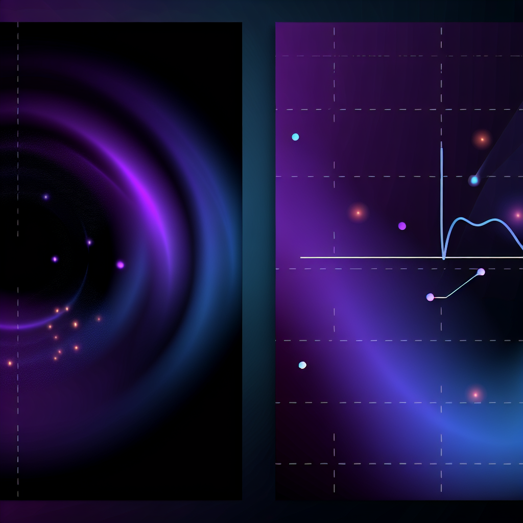 AI-generated illustration for research paper: A Spectral Approach for Quasinormal Frequencies of Noncommutative Geometry-inspired Wormholes